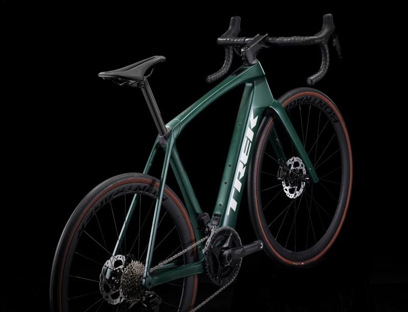 Trek Domane+ SLR 6 Electric Carbon Road Bike 2023 in Juniper-2